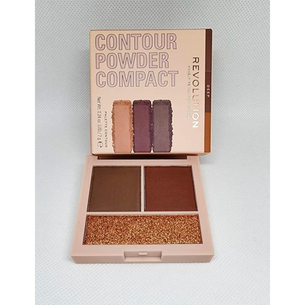Revolution Contour Face Powder Compact-Deep- NIB